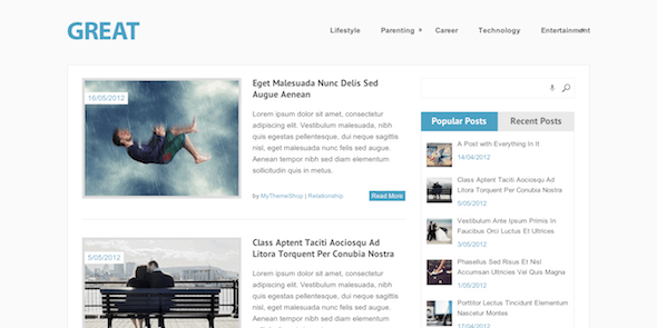 Great Magazine WordPress Theme