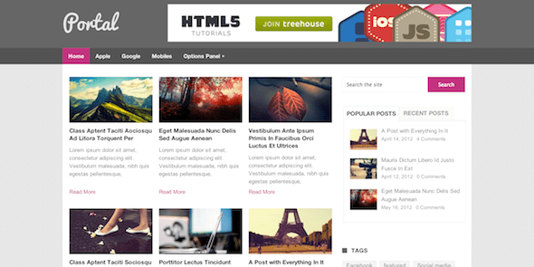 Portal Magazine WordPress Theme