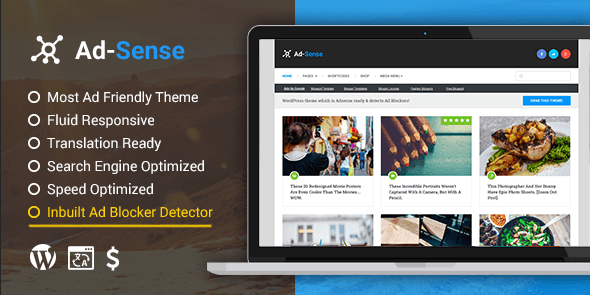 Adsense - Best WordPress Blog Theme For Earning More From Your Ads