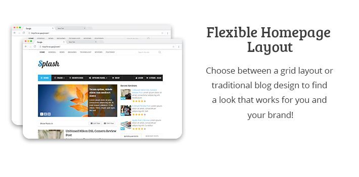 Flexible Homepage