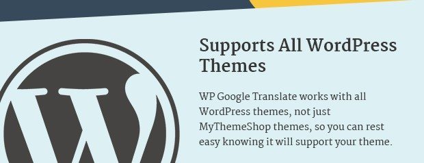 Supports all WordPress Themes
