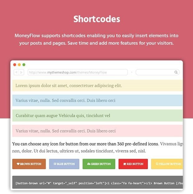 Shortcodes