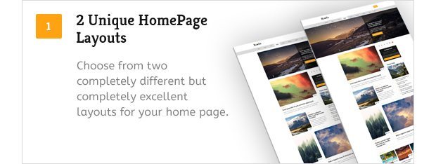 2 Unique Home Page Layouts