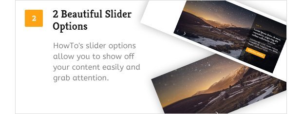 2 Beautiful Slider Options