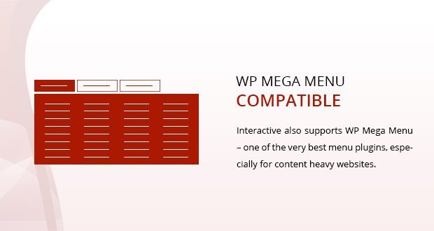 WP Mega Menu Compatible