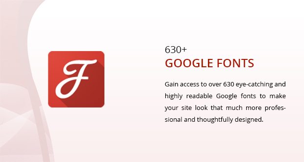 630 Plus Google Fonts