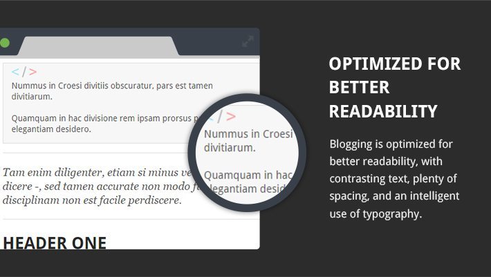 Optimized For Better Readability