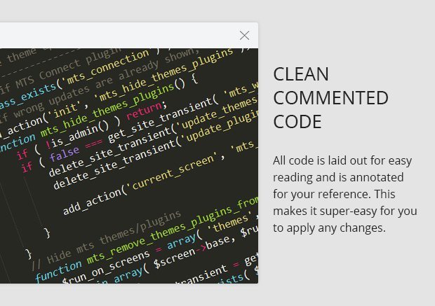 Clean Commented
Code