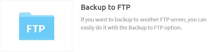 Backup to FTP