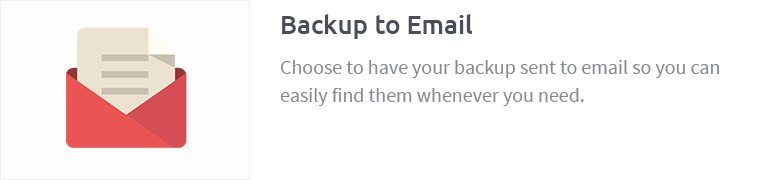 Backup to Email