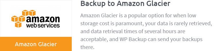 Backup to Amazon Glacier