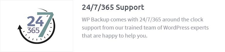 24/7/365 Support