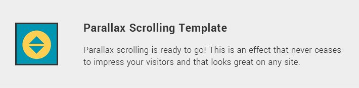 Parallax Scrolling Template