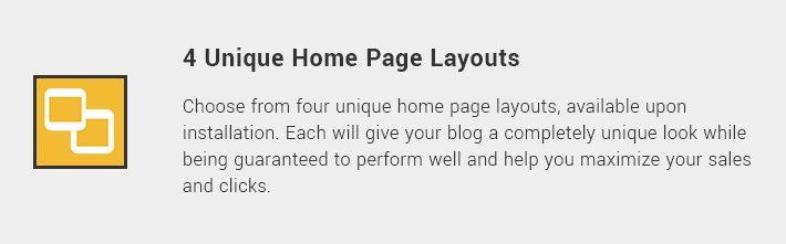 4 Unique Home Page Layouts