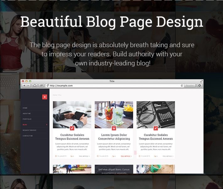 Beautiful Blog Page Design
