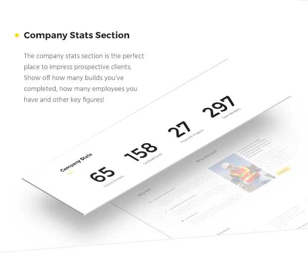 Company Stats Section