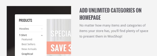 Add Unlimited Categories on Homepage