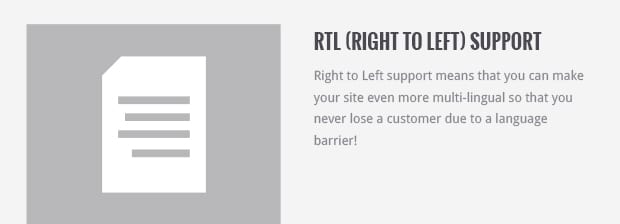RTL (Right to Left) Support