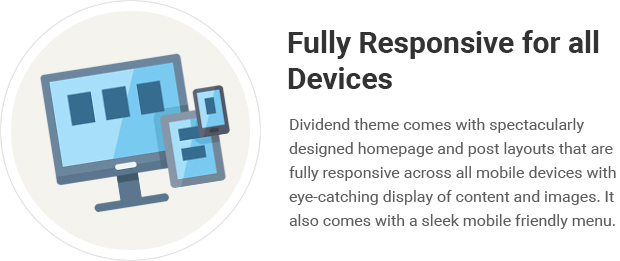 Fully Responsive for all Devices